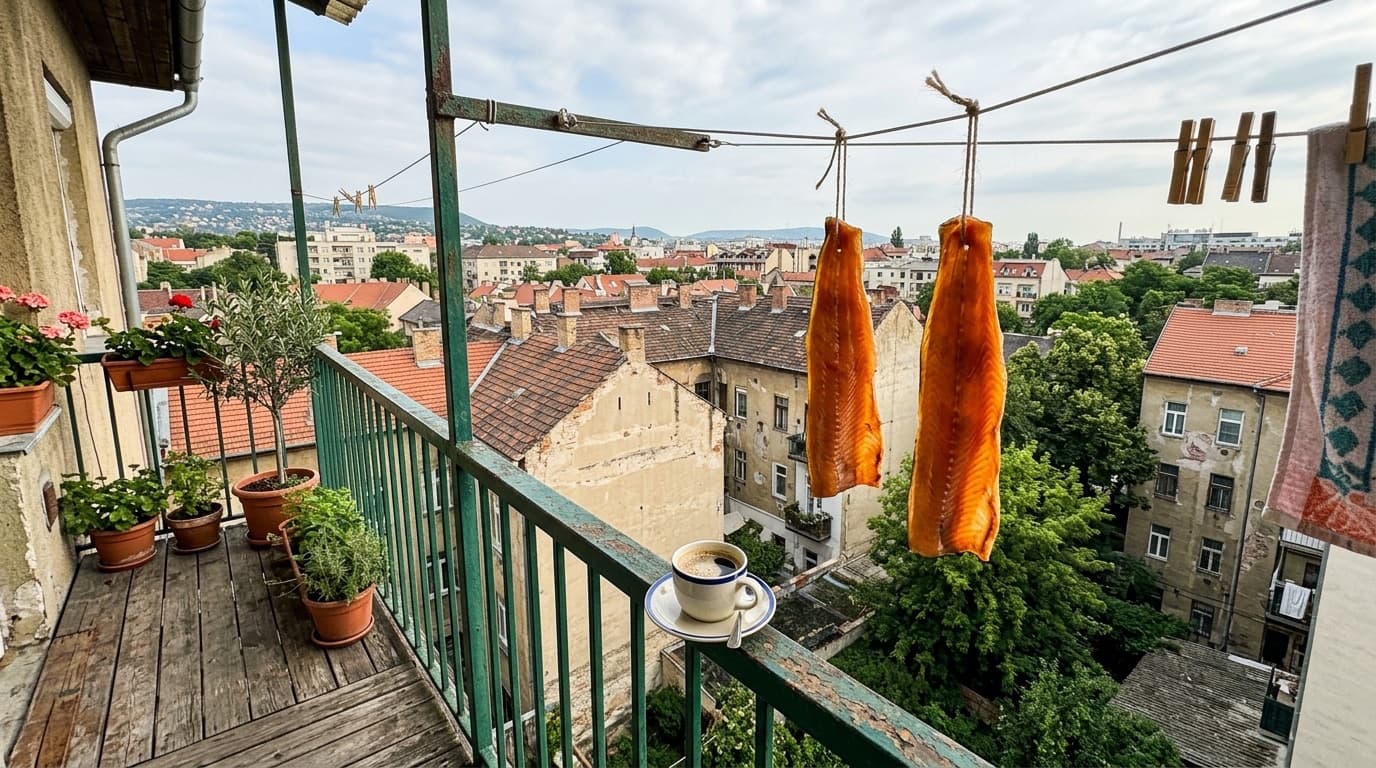 Yukola otthon: 7 nap pác, 5 nap szárítás, 12 óra füst